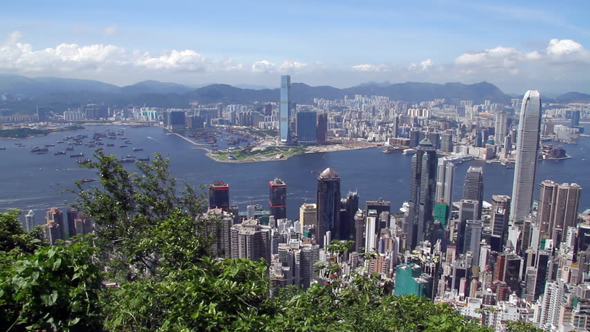Hong Kong skyline - Central District, Victoria Harbor, Victoria Peak, Hong Kong
