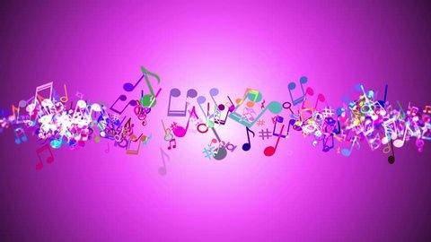 Colorful Music Notes Vector Illustration Abstract Stock Vector (Royalty ...