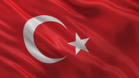 Realistic Ultra Hd Flag Of Turkey Stok Videosu 100 Telifsiz