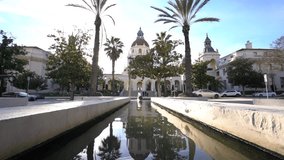 The beautiful and classical Pasadena City Hall, Los Angeles, California