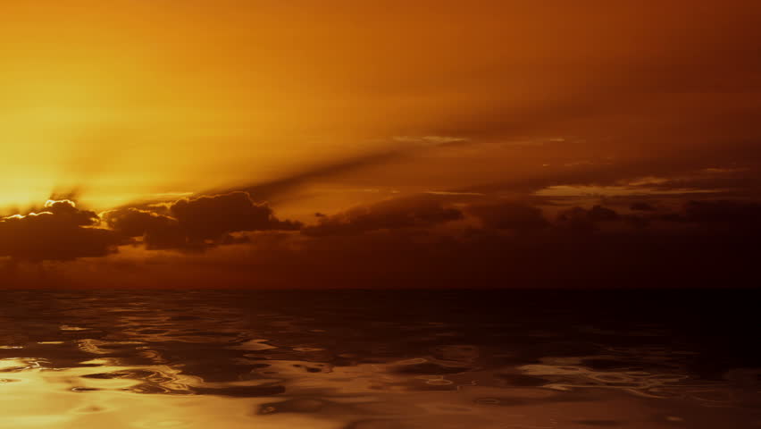 Sunrise over the Ocean, Animation