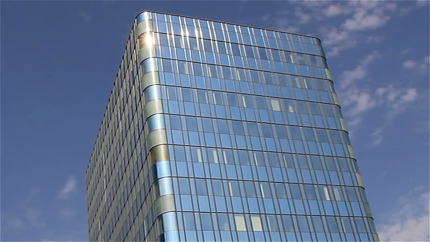 Top floors of office building - time lapse