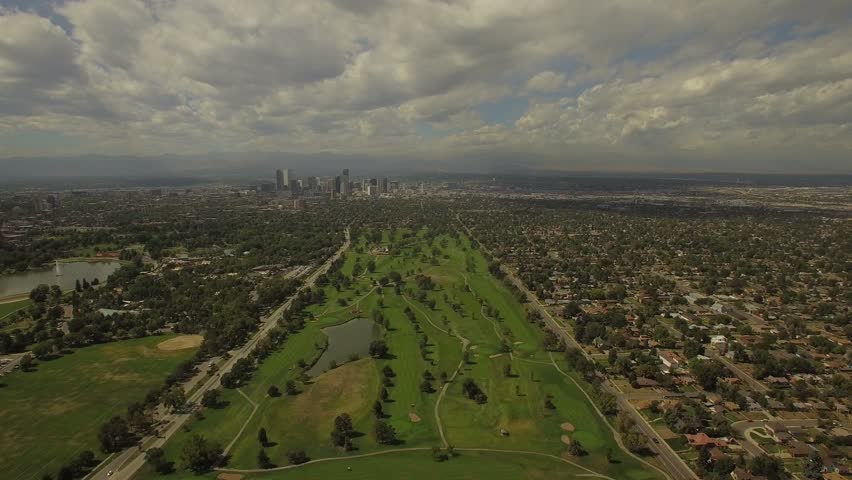 Aerial Colorado Denver September 2016 4K