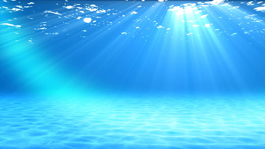 Underwater Scene. Summer Travel Background. Stock Footage Video (100% ...