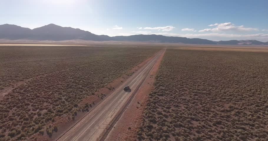 4K Middle of Nowhere Driving Down a Dirt Road