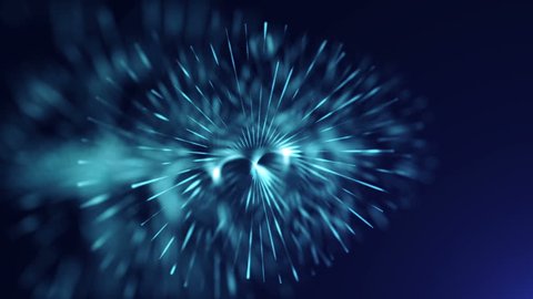 Abstract Particles Background. Loop animation