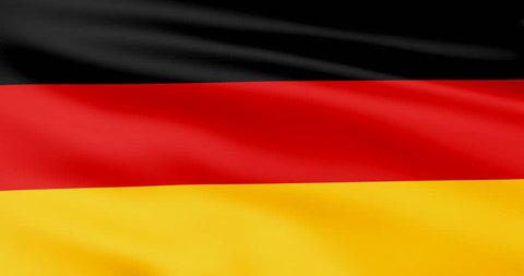 Large Looping Animated Flag of Germany