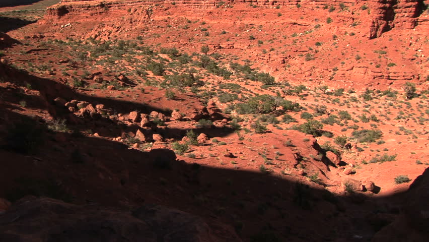 Park Avenue in Arches National Park, tilt