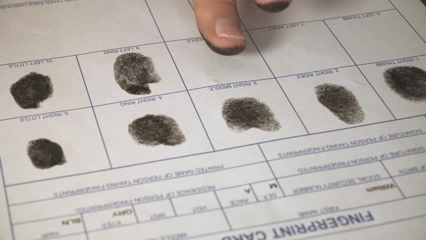 Fingerprints Form In The Police 100 24701069   1 