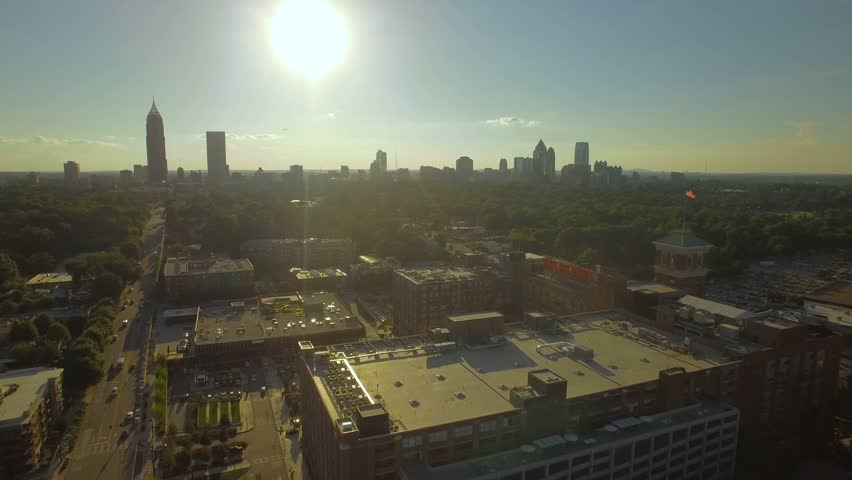 Aerial Georgia Atlanta September 2016 4K 