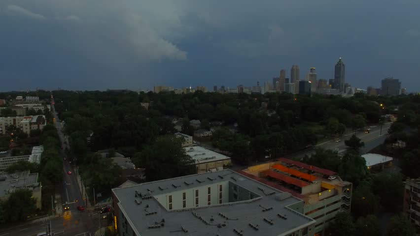 Aerial Georgia Atlanta September 2016 4K 
