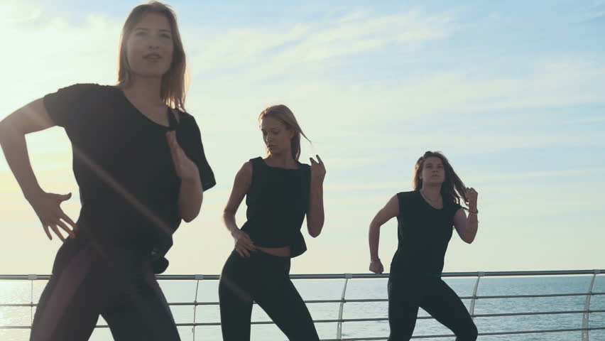 Zumba Class Dancing at the 스톡 동영상 비디오(100% 로열티 프리) 24708779 | Shutterstock