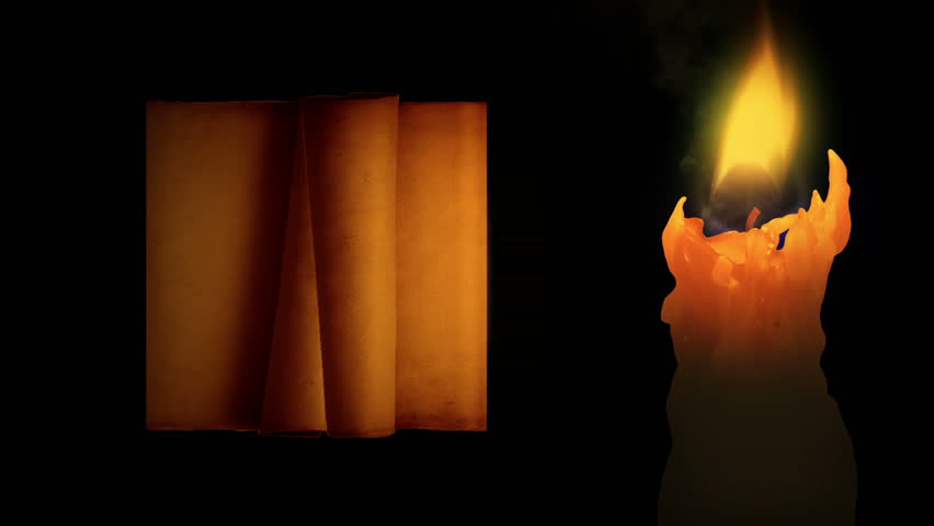 Old Scroll (a candle & dynamic light)
