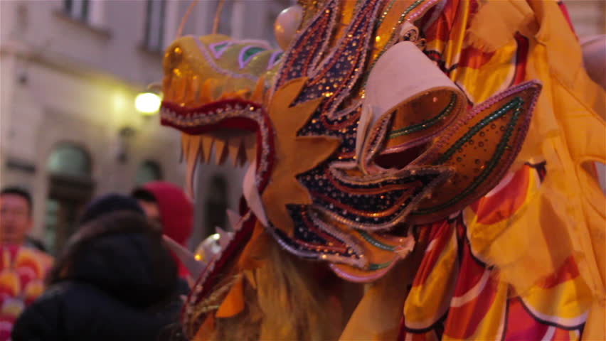Japanese carnival/Carnival in the evening dragon costume