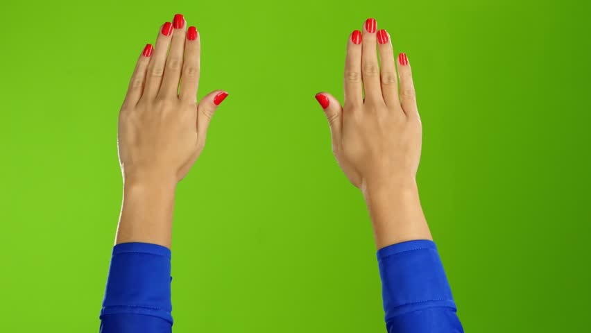 Two Female Hands Waving Hello Stock Footage Video 100 Royalty Free Shutterstock
