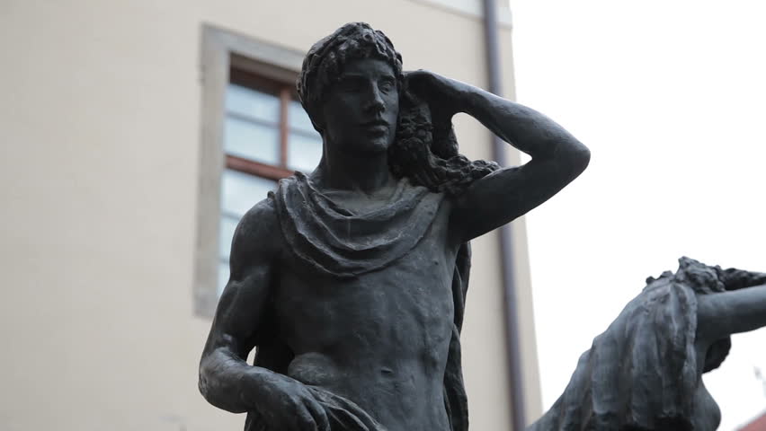 Statue of old Prague, sculpture