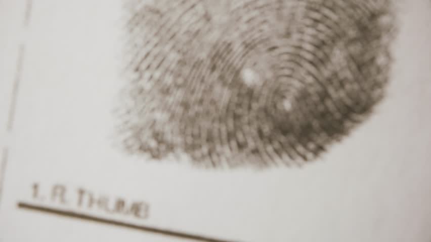 Investigate fingerprints. Macro shot. Royalty-Free Stock Footage #24789056