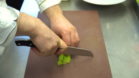 Chef cut vegetables