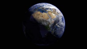 
Day and Night on Planet Earth in 8k and 4k Resolution, 24 hours, Loopable 3D Rendering, (Elements of this images by NASA)