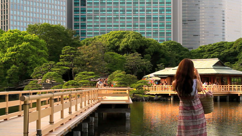 The Tea House At Hamarikyu Stock Footage Video 100 Royalty Free Shutterstock