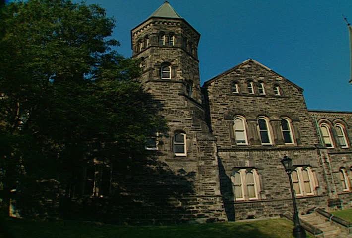 TORONTO - Circa 2002: Facade of the Hart House in the University of Toronto in 2002.