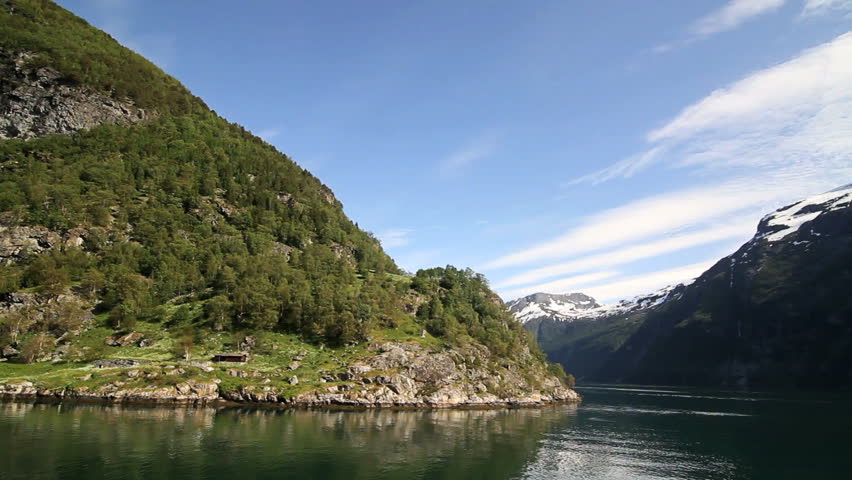 View of the Geirangerfjord in Norway