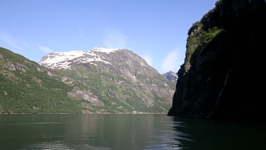 View of the Geirangerfjord in Norway