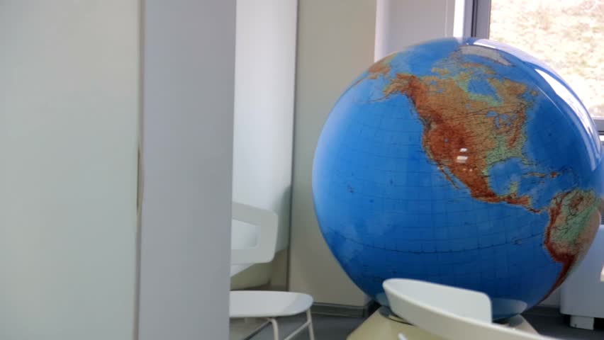 Vector low poly earth illustration. Polygonal globe icon.