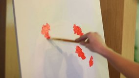 first strokes with brush in Flip Flop Portrait on Canvas - Powered by Shutterstock - Get 15% off with code: PIKWIZARD15