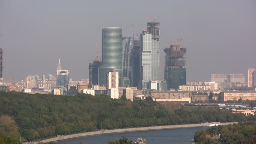 A panoramic view of Moscow Russia