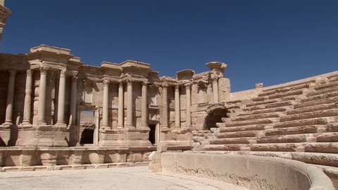 1760 - PALMYRA (2010) The Antique Theater
Palmyra is an ancient Semitic city in  Syria. Palmyra's wealth enabled the construction of monumental projects. UNESCO World Heritage Site