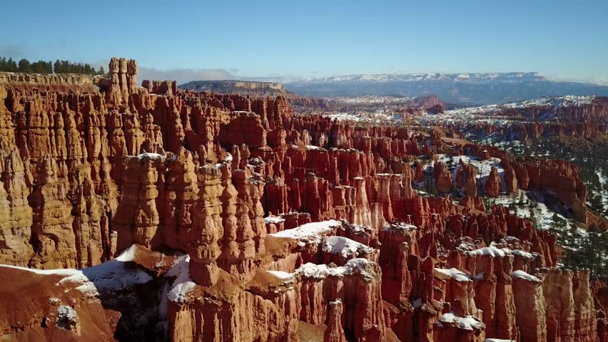 Winter Red Rocks in Bryce National Park, Utah