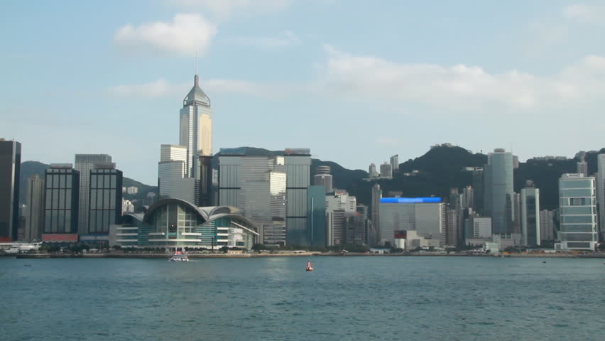 HongKong Skyline and victoria habour