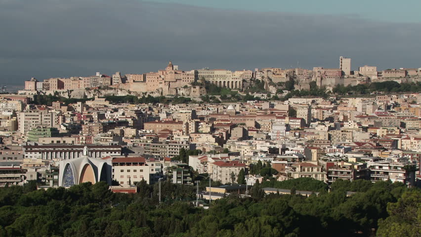 2010-November View over Cagliari in Sardinia, Italy
