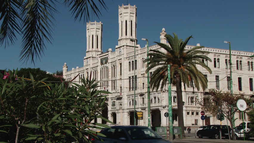 SARDINIA, ITALY - CIRCA NOV 2010: Cagliari City Hall in Sardinia, Italy with