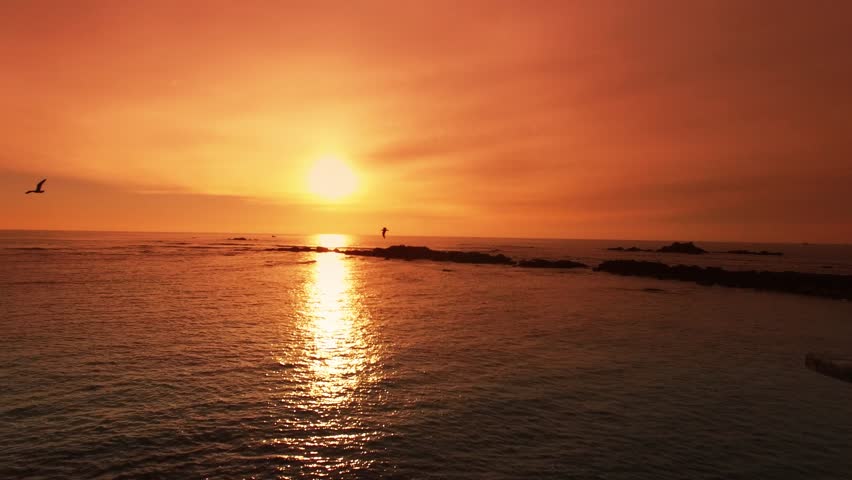 Fantastic Beach Sunset
Aerial View made by Professional Drone
