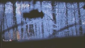 Fake VHS tape: a journey on a snowy mountain road. Passenger's point-of-view.
 - Powered by Shutterstock - Get 15% off with code: PIKWIZARD15