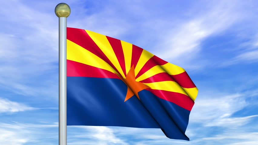 Флаг аризоны. Arizona флаг. Штат Аризона герб и флаг.