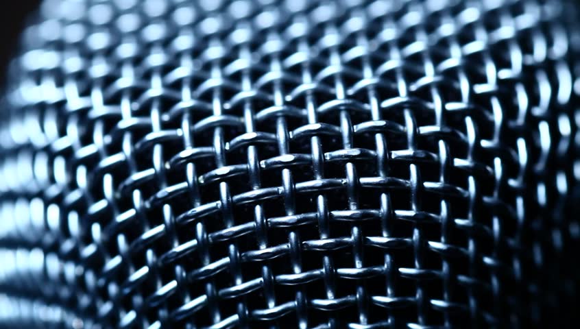 Close up of Microphone Royalty-Free Stock Footage #2498735