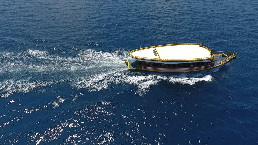 Maldivian ferry crossing the ocean  | Shutterstock HD Video #25022372
