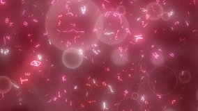 sparkling graphic particles, digital letters - Powered by Shutterstock - Get 15% off with code: PIKWIZARD15