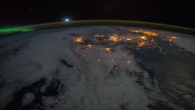 International Space Station ISS Earth View From Space, Time Lapse 4K. Created from Public Domain images, courtesy of NASA Johnson Space Center : http://eol.jsc.nasa.gov