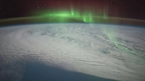 International Space Station ISS Aurora Australis Across Pacific Ocean, Time Lapse 4K. Created from Public Domain images, courtesy of NASA Johnson Space Center : http://eol.jsc.nasa.gov