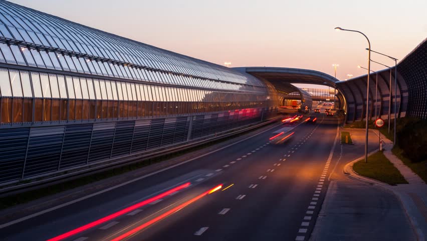 Timelapse of evening rush in highway in Warsaw, Poland | Shutterstock HD Video #25059014