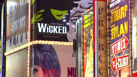 New York, NY - CIRCA 2006: Times Square is home to Broadway and the most popular plays and musicals of the day