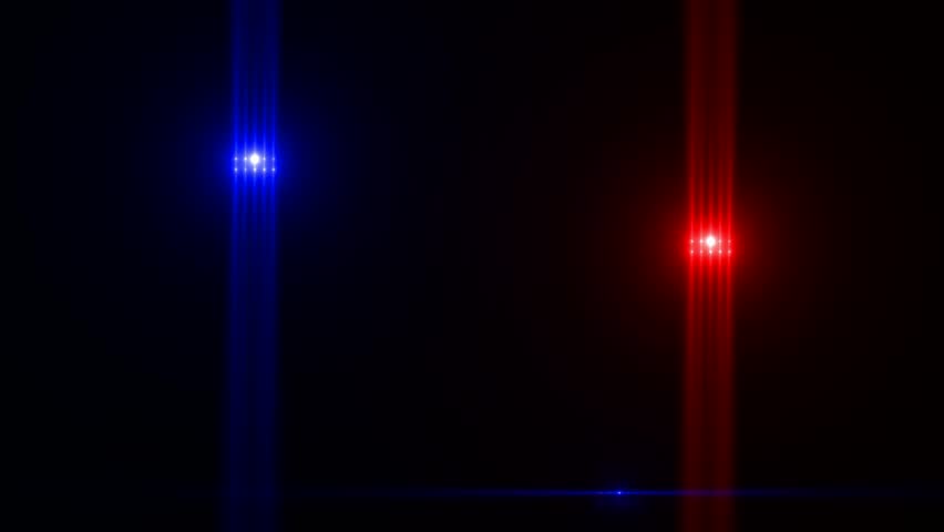 red and blue light for cycle