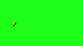 Clapper Board with Tracking Marker - Green Screen
