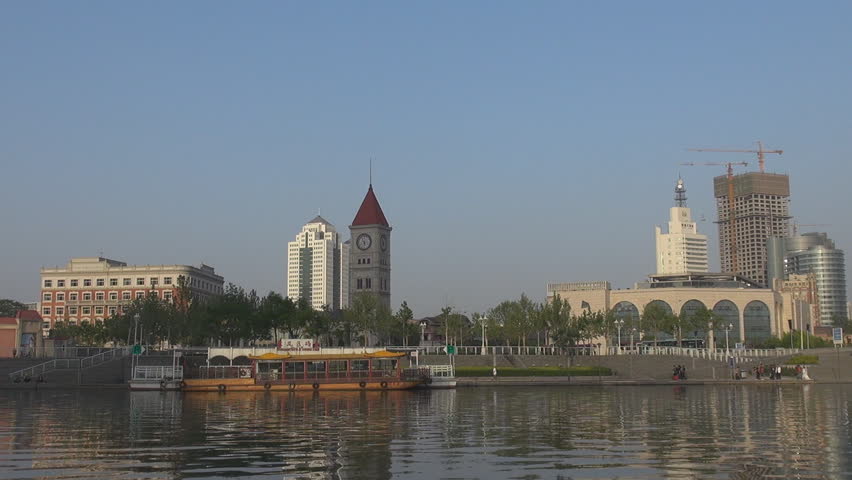 Downtown Tianjin, China
