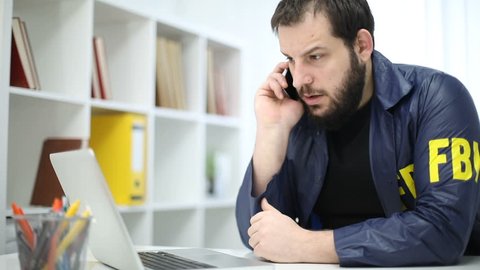 Fbi Agent His Office Wearing Uniform Stock Photo 631376675 | Shutterstock