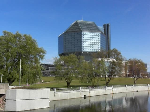 Video of belarussian national library